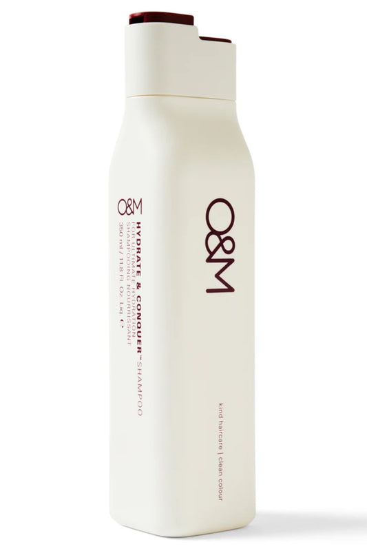 O&M HYDRATE & CONQUER SHAMPOO, 350ML